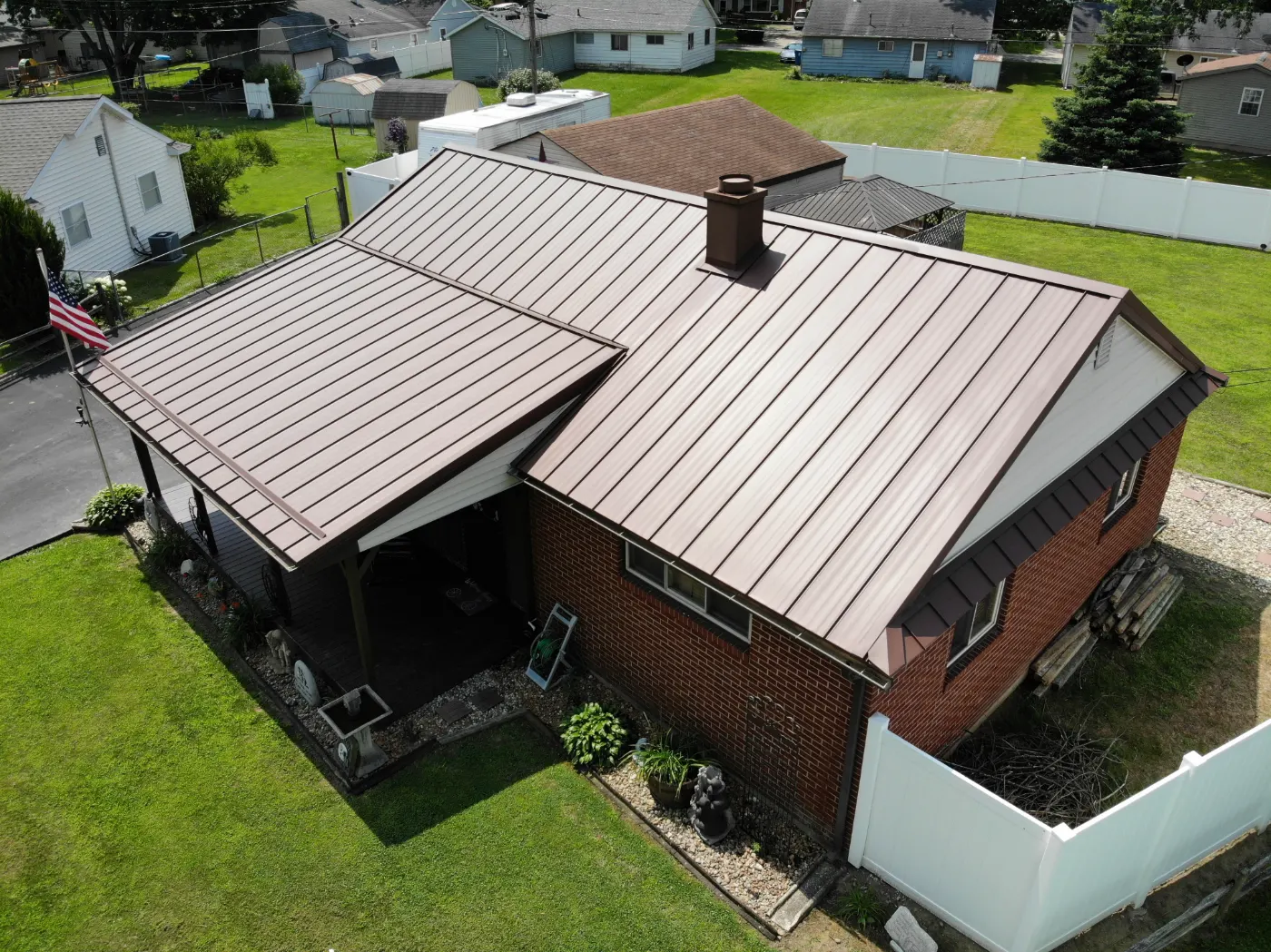 Commercial roof inspection documented in Spring Hill